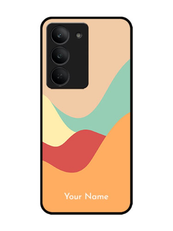 Custom Realme 14x 5G Custom Glass Phone CaseOcean Waves Multi - Colour Design