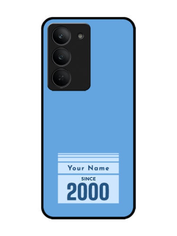 Custom Realme 14x 5G Custom Glass Phone CaseCustom Year Of Birth Design