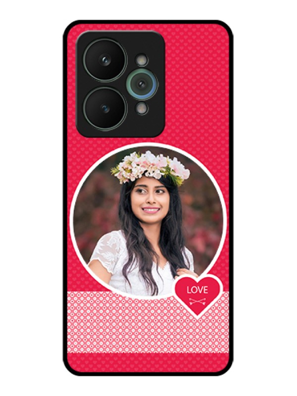 Custom Realme 15 5G Custom Glass Phone Case - Pink Color Pattern Design