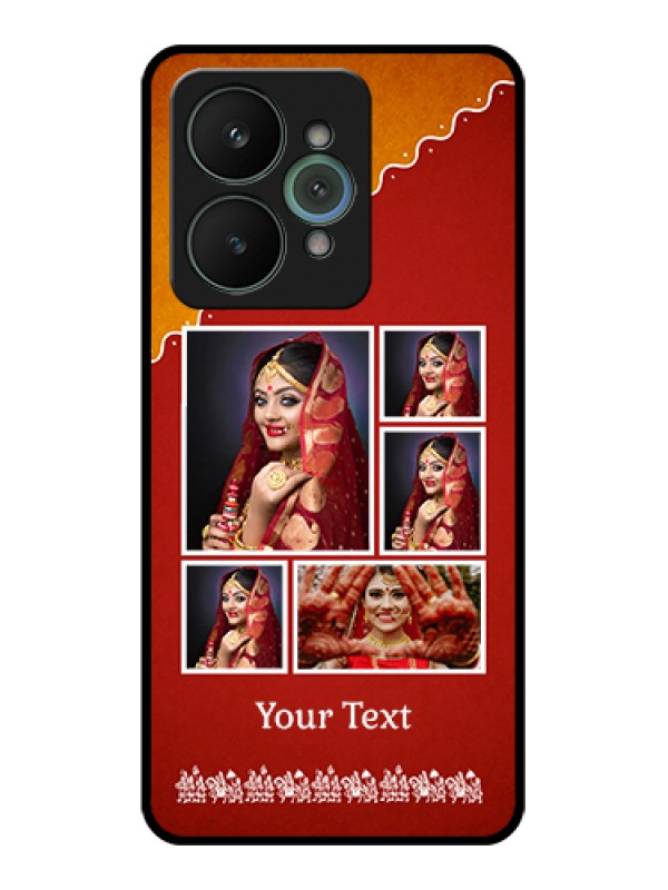 Custom Realme 15 5G Custom Glass Phone Case - Wedding Pic Upload Design