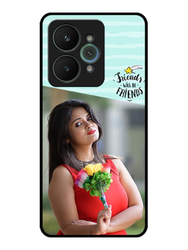 Custom Realme 15 5G Custom Glass Phone Case - Friends Picture Icon Design