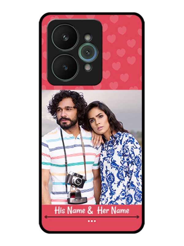Custom Realme 15 5G Custom Glass Phone Case - Simple Love Design