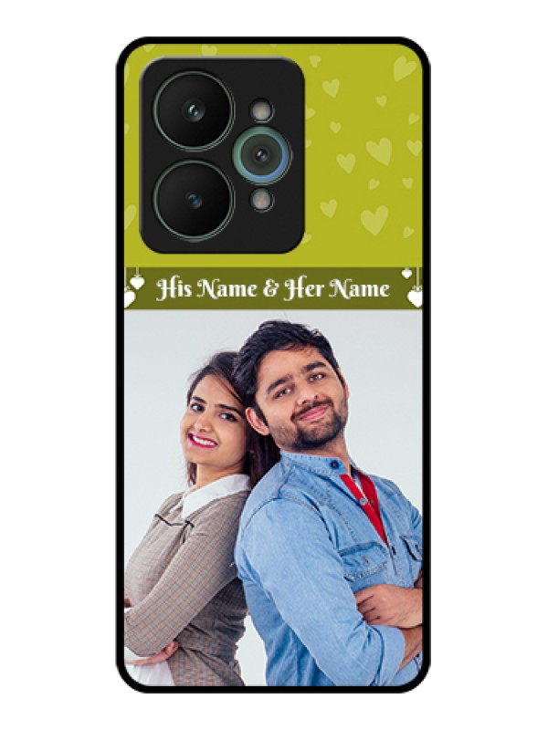 Custom Realme 15 5G Custom Glass Phone Case - You & Me Heart Design