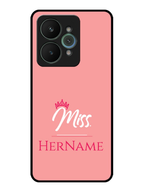 Custom Realme 15 5G Custom Glass Phone Case - Mrs With Name Design