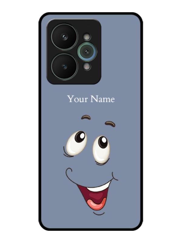 Custom Realme 15 5G Custom Glass Phone Case - Laughing Cartoon Face Design