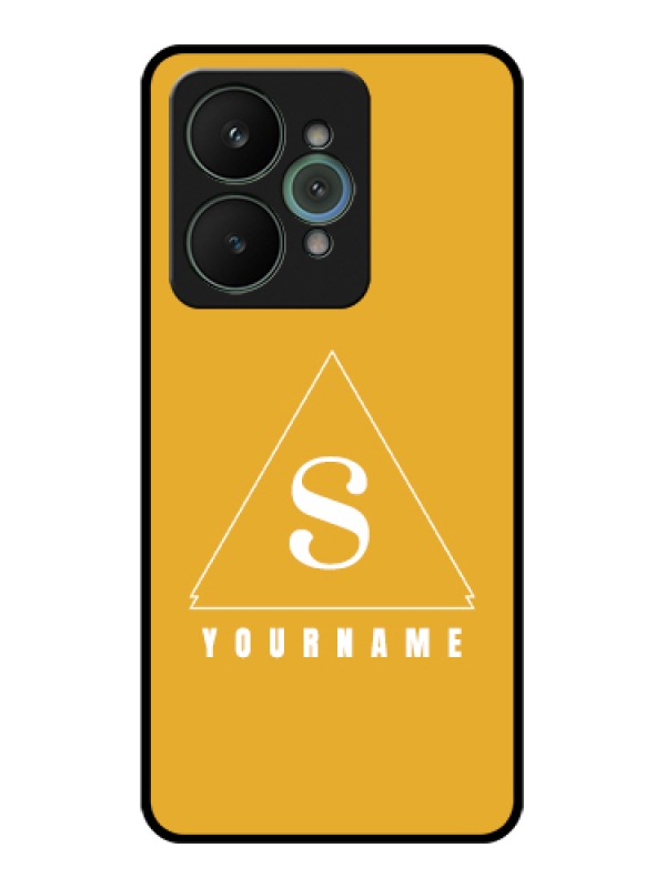 Custom Realme 15 5G Custom Glass Phone Case - Simple Triangle Design