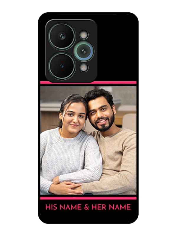 Custom Realme 15 Pro 5G Custom Glass Phone Case - With Add Text Design