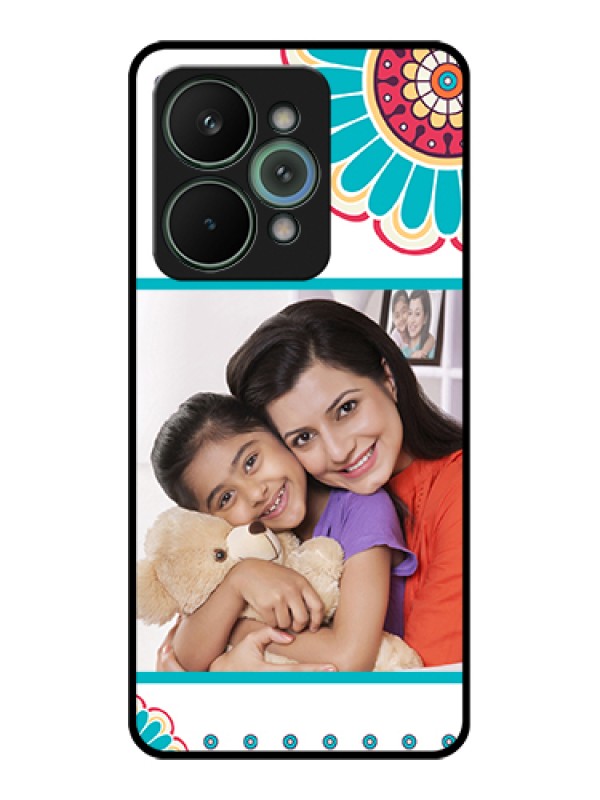 Custom Realme 15 Pro 5G Custom Glass Phone Case - Flower Design