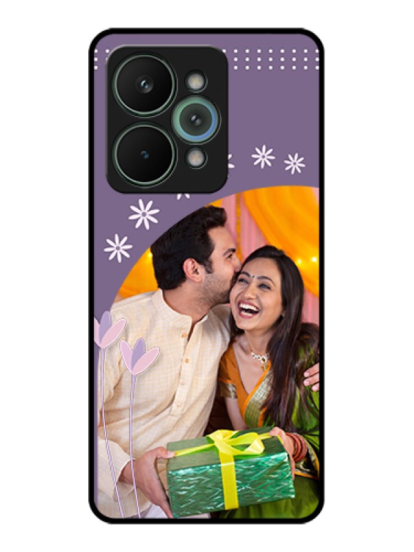 Custom Realme 15 Pro 5G Custom Glass Phone Case - Lavender Flowers Design