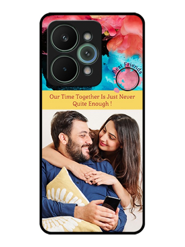 Custom Realme 15 Pro 5G Custom Glass Phone Case - Quote With Acrylic Painting Design