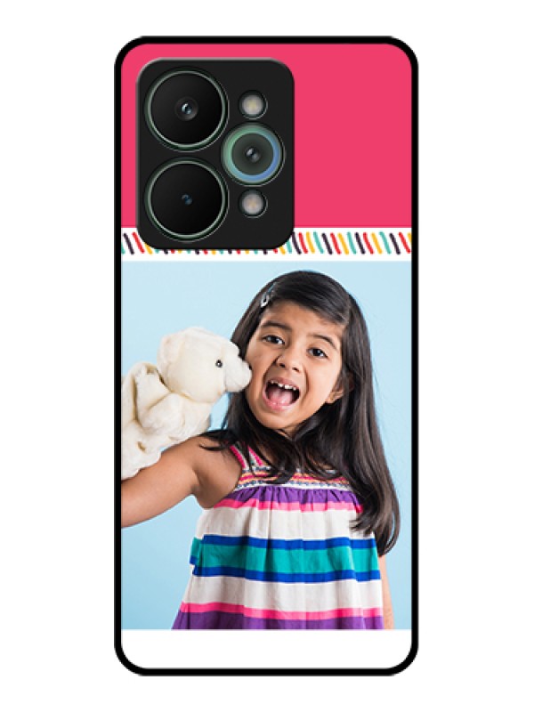 Custom Realme 15 Pro 5G Custom Glass Phone Case - Line Art Design