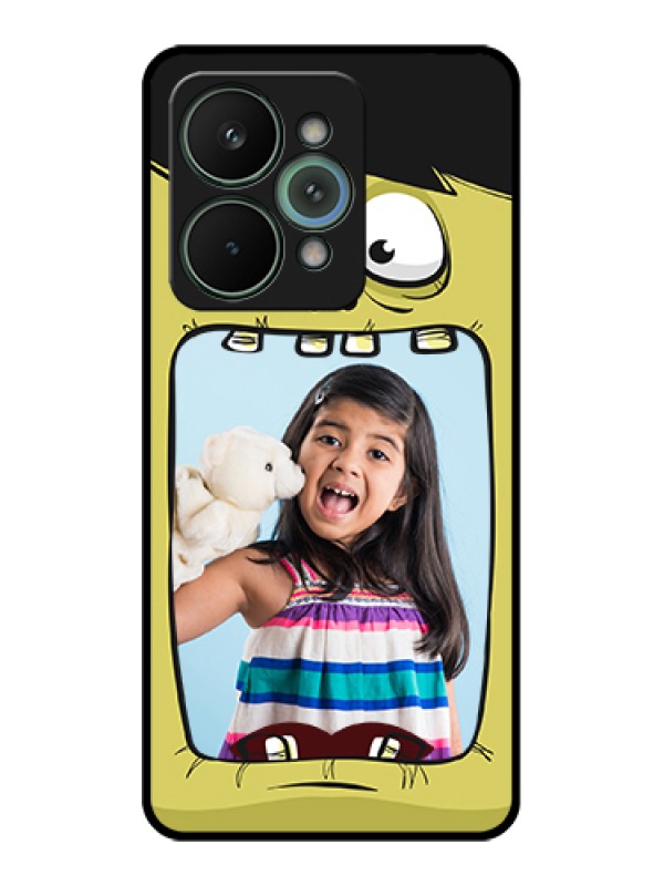 Custom Realme 15 Pro 5G Custom Glass Phone Case - Cartoon Monster Back Case Design
