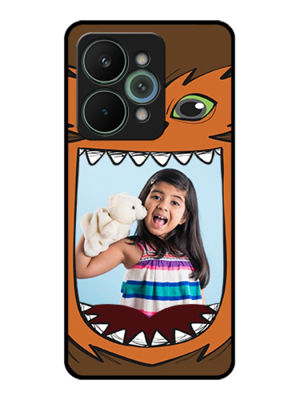 Custom Realme 15 Pro 5G Custom Glass Phone Case - Owl Monster Back Case Design