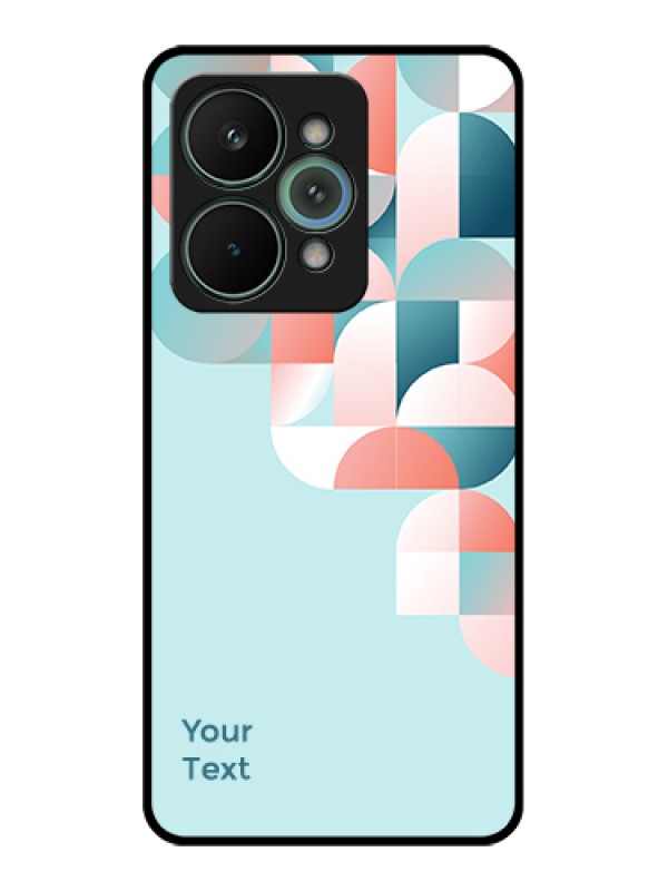 Custom Realme 15 Pro 5G Custom Glass Phone Case - Stylish Semi - Circle Pattern Design