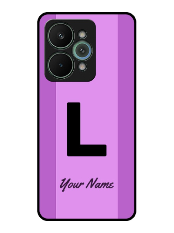 Custom Realme 15 Pro 5G Custom Glass Phone Case - Tricolor Custom Text Design