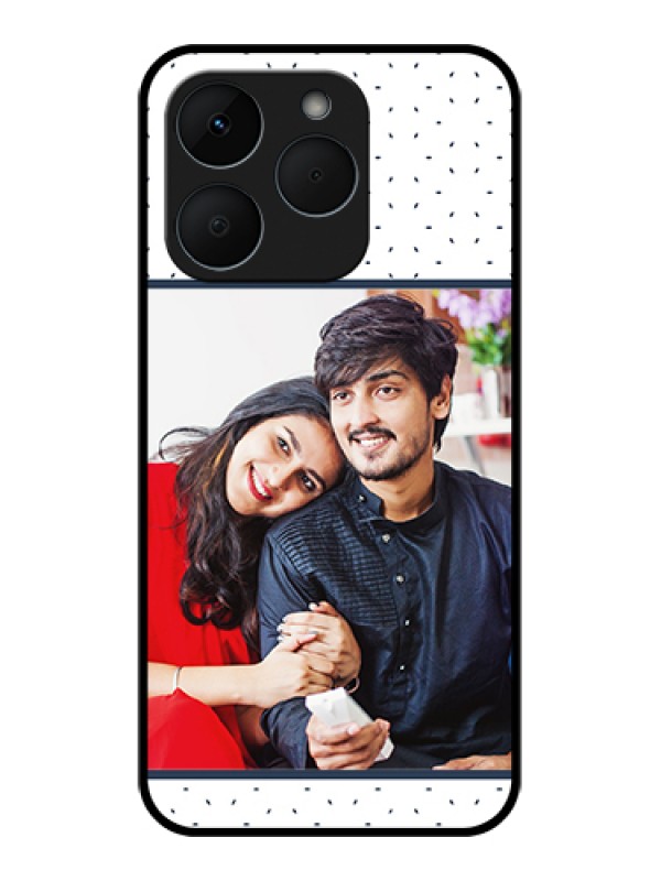 Custom Realme 15T 5G Custom Glass Phone Case - Premium Dot Design