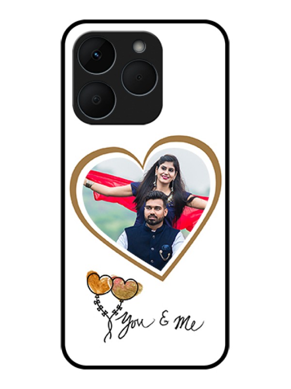Custom Realme 15T 5G Custom Glass Phone Case - You & Me Design