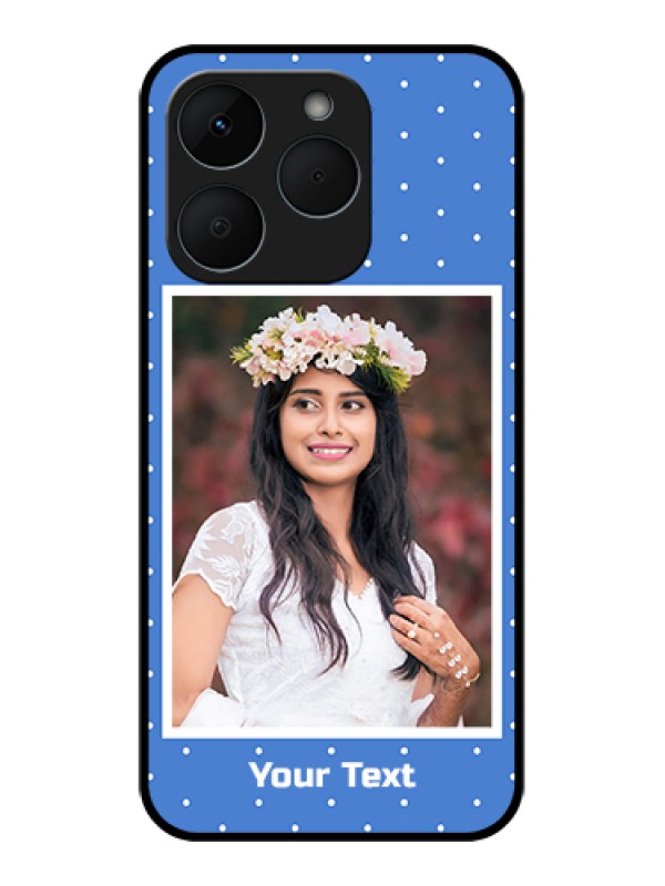 Custom Realme 15T 5G Custom Glass Phone Case - Polka Dots Design