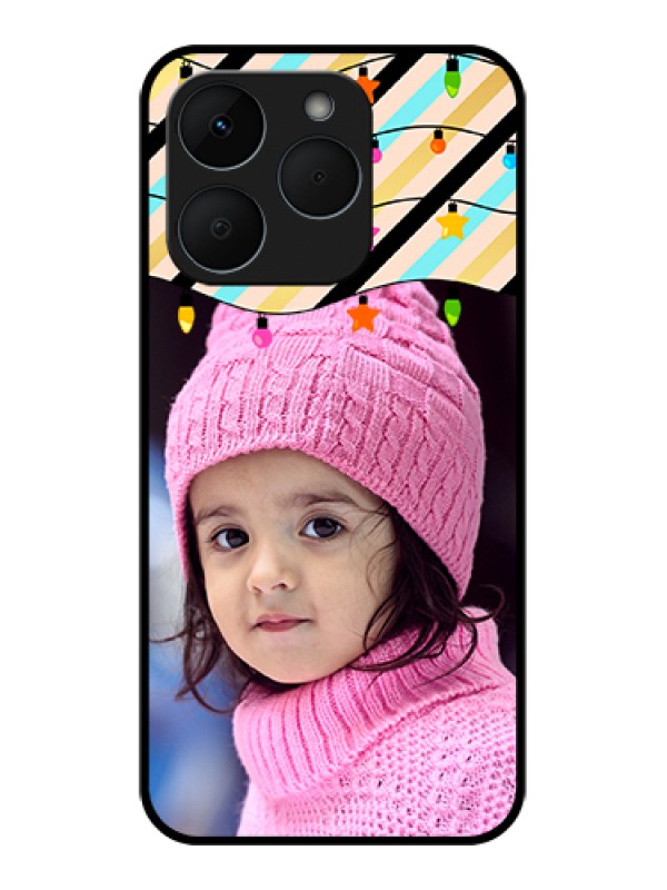 Custom Realme 15T 5G Custom Glass Phone Case - Lights Hanging Design