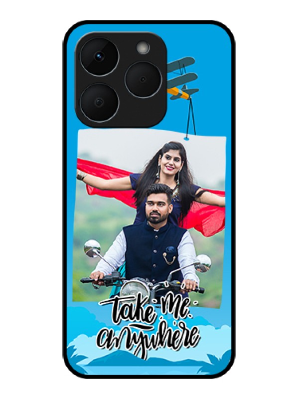 Custom Realme 15T 5G Custom Glass Phone Case - Traveller Design
