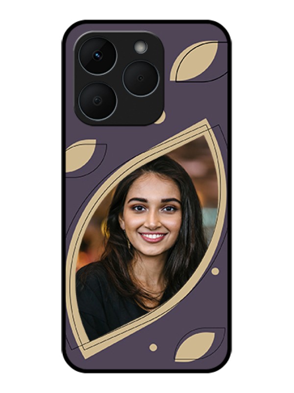 Custom Realme 15T 5G Custom Glass Phone Case - Falling Leaf Design