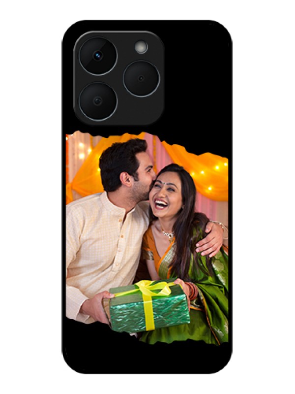 Custom Realme 15T 5G Custom Glass Phone Case - Tear - Off Design