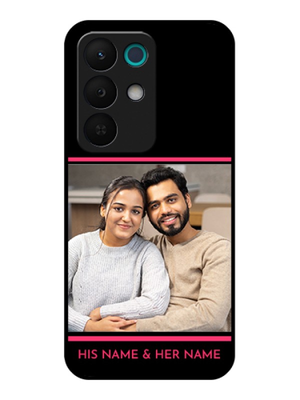 Custom Realme 15X 5G Custom Glass Phone Case - With Add Text Design