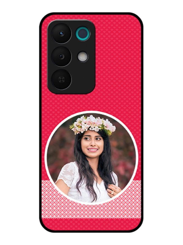 Custom Realme 15X 5G Custom Glass Phone Case - Pink Color Pattern Design