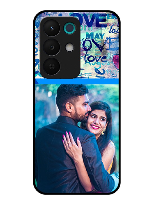 Custom Realme 15X 5G Custom Glass Phone Case - Colorful Love Design