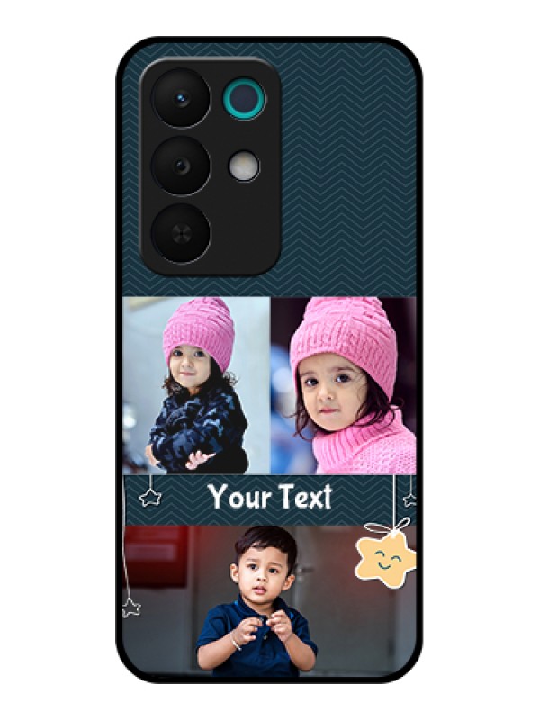 Custom Realme 15X 5G Custom Glass Phone Case - Hanging Stars Design