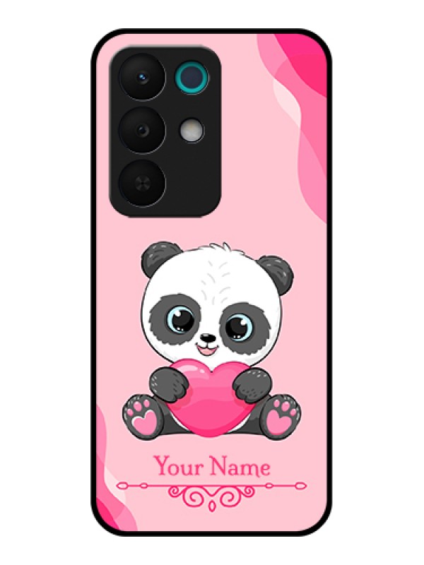 Custom Realme 15X 5G Custom Glass Phone Case - Cute Panda Design