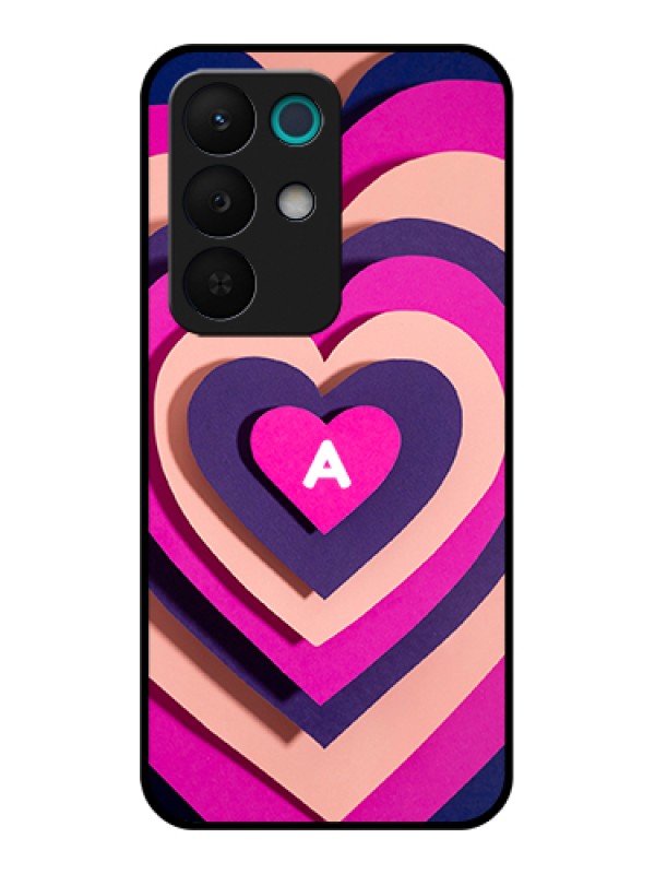 Custom Realme 15X 5G Custom Glass Phone Case - Cute Heart Pattern Design