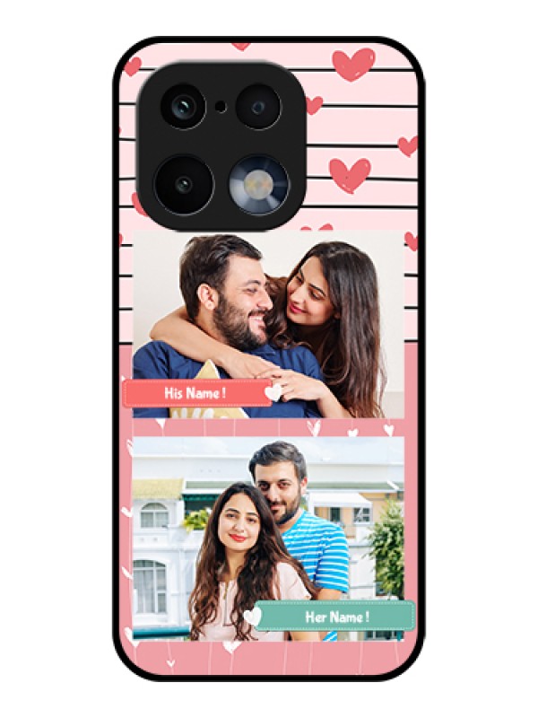 Custom Realme 16 Pro 5G Custom Glass Phone Case - Photo With Heart Design