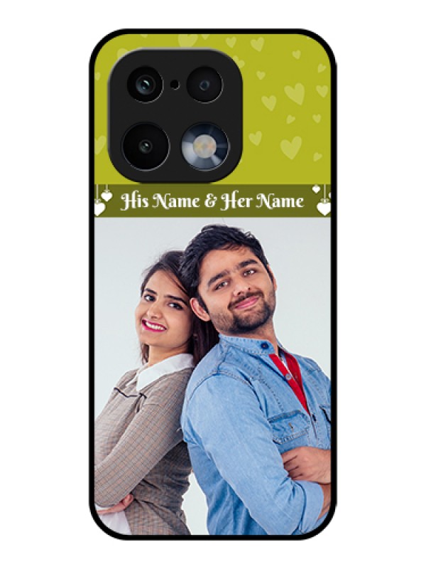 Custom Realme 16 Pro 5G Custom Glass Phone Case - You & Me Heart Design
