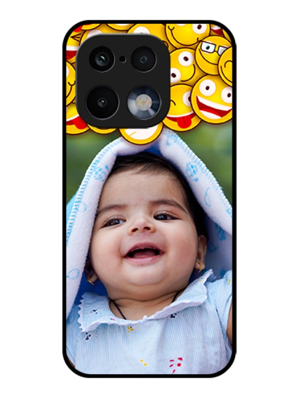 Custom Realme 16 Pro 5G Custom Glass Phone Case - With Smiley Emoji Design