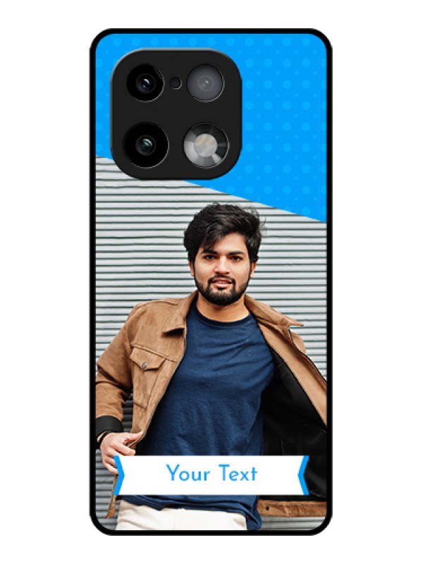 Custom Realme 16 Pro Plus 5G Custom Glass Phone Case - Simple Blue Color Design