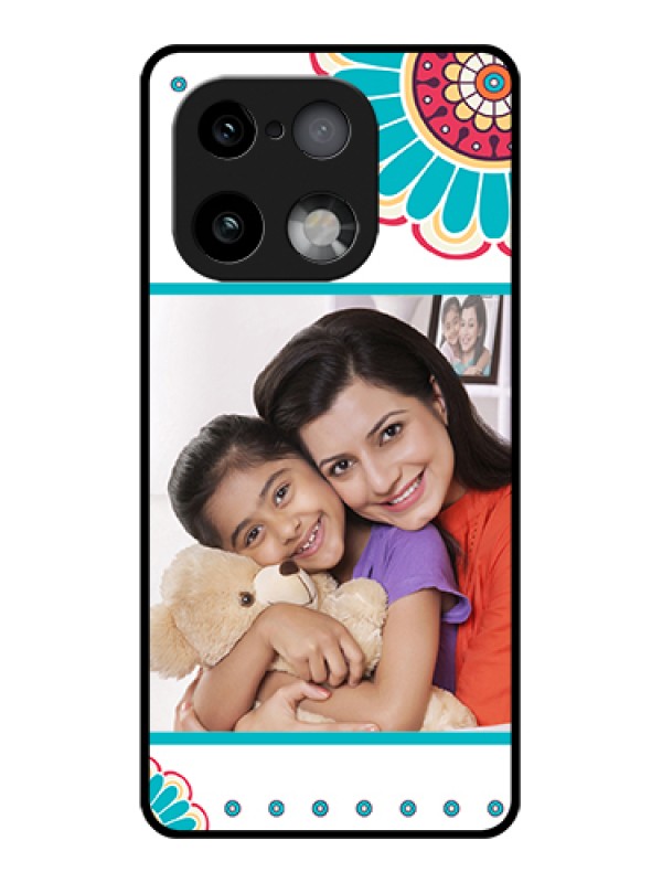 Custom Realme 16 Pro Plus 5G Custom Glass Phone Case - Flower Design