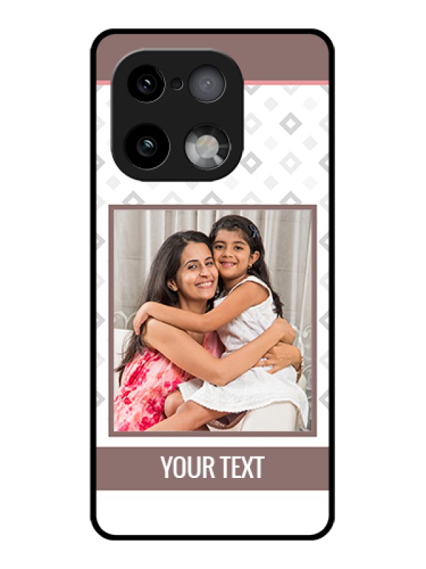 Custom Realme 16 Pro Plus 5G Custom Glass Phone Case - Simple Diamond Design