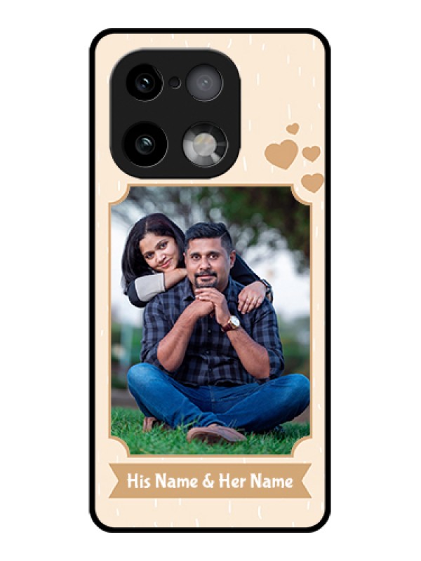 Custom Realme 16 Pro Plus 5G Custom Glass Phone Case - With Confetti Love Design