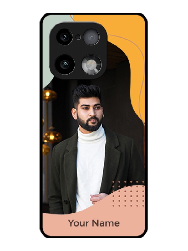 Custom Realme 16 Pro Plus 5G Custom Glass Phone Case - Tri - Coloured Overlay Design