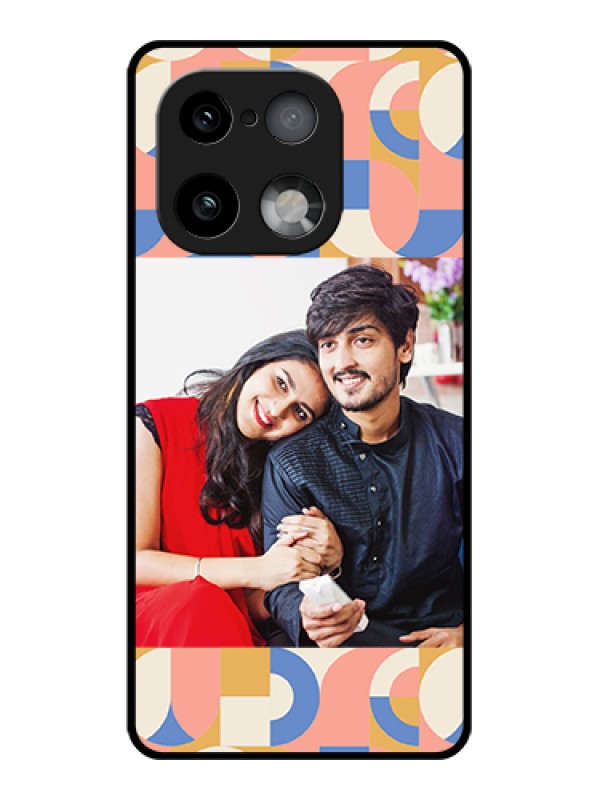 Custom Realme 16 Pro Plus 5G Custom Glass Phone Case - Semi - Circle Maze Pattern Design