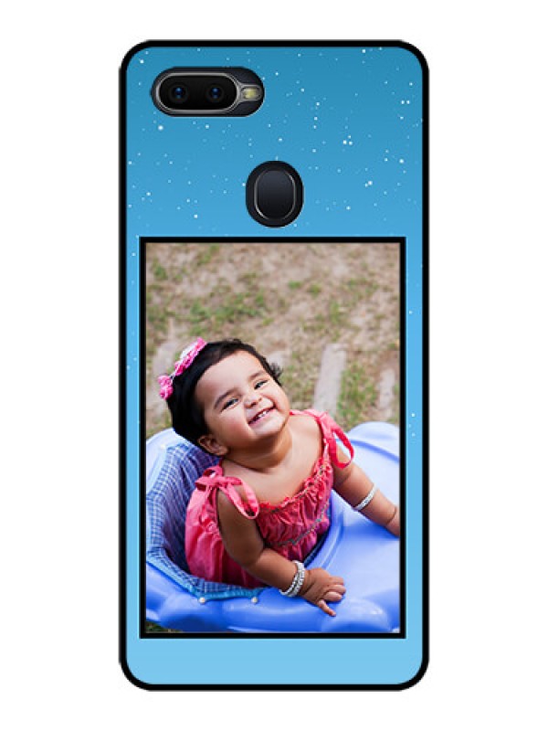 Custom Realme 2 Pro Custom Glass Mobile Case  - Wave Pattern Colorful Design
