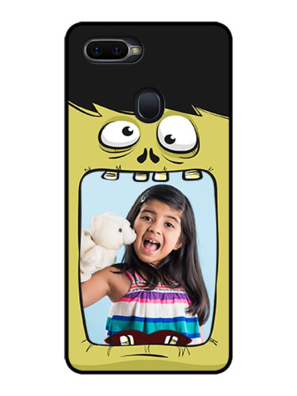 Custom Realme 2 Pro Personalized Glass Phone Case  - Cartoon monster back case Design