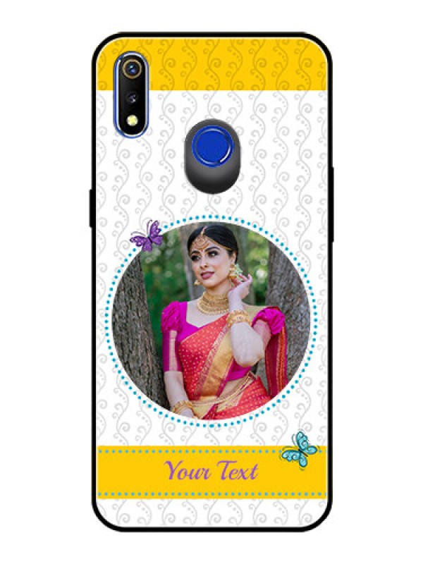 Custom Realme 3 Custom Glass Mobile Case  - Girls Premium Case Design