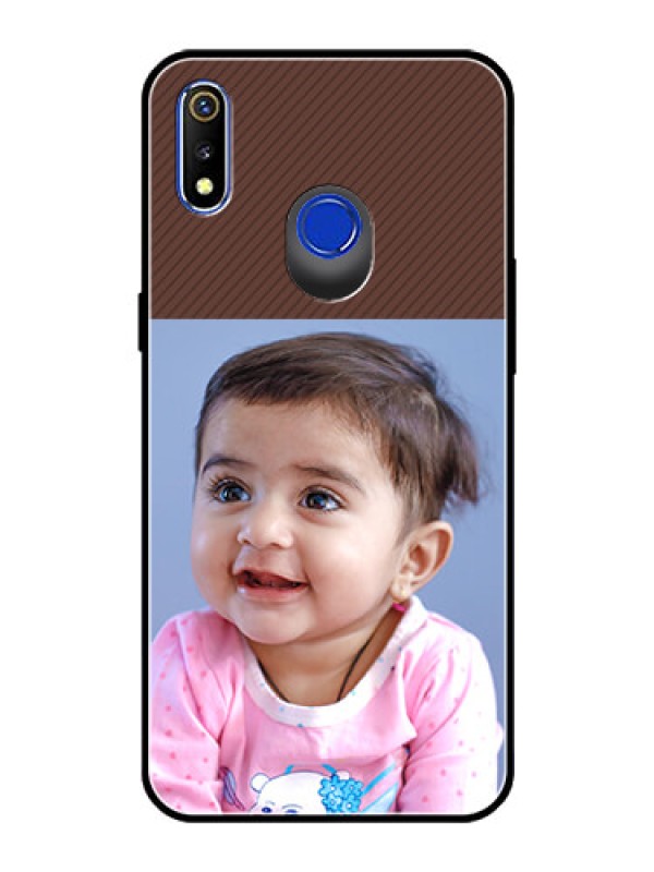 Custom Realme 3 Custom Glass Mobile Case  - Elegant Case Design