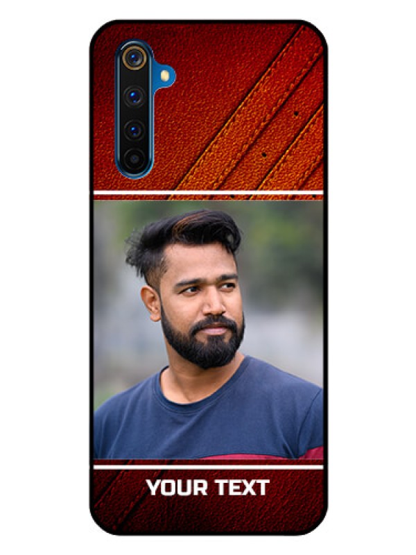 Custom Realme 6 Pro Personalized Glass Phone Case  - Leather Phone Case Design