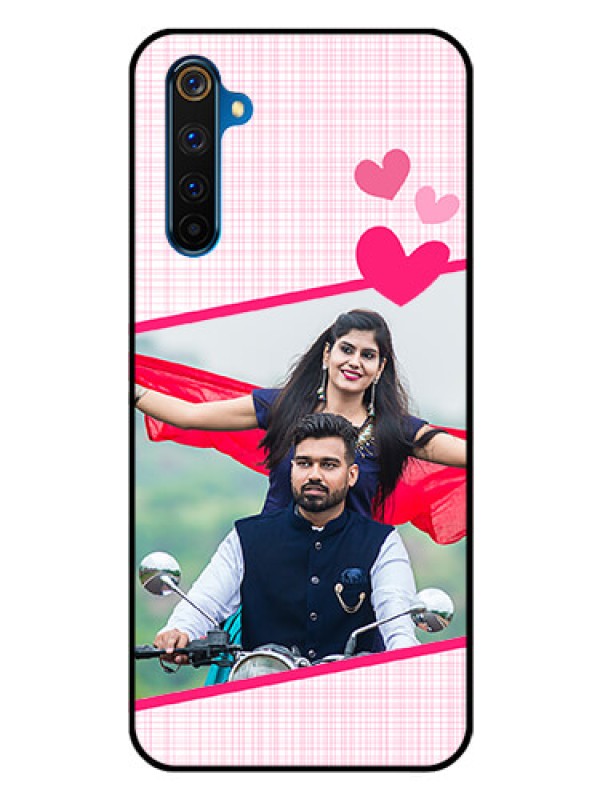 Custom Realme 6 Pro Custom Glass Phone Case  - Love Shape Heart Design