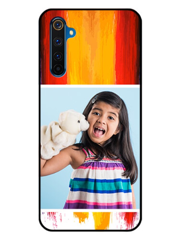 Custom Realme 6 Pro Personalized Glass Phone Case  - Multi Color Design