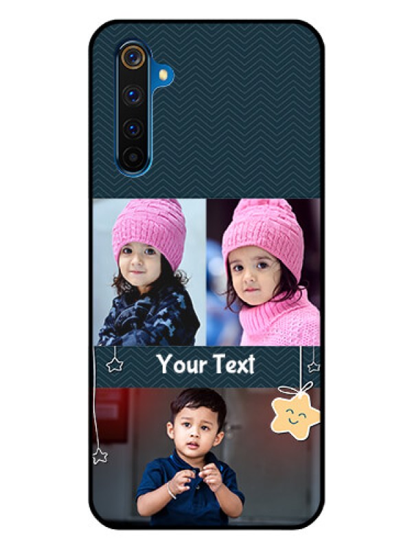 Custom Realme 6 Pro Custom Glass Mobile Case  - Hanging Stars Design