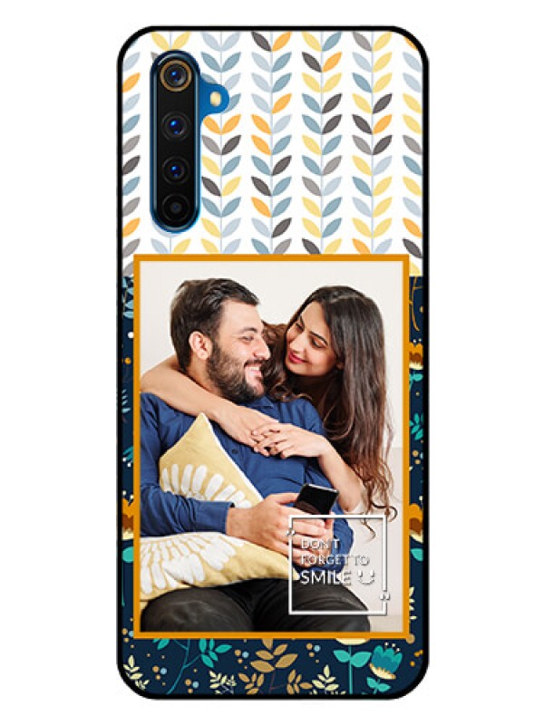 Custom Realme 6 Pro Custom Glass Mobile Case  - Pattern Design